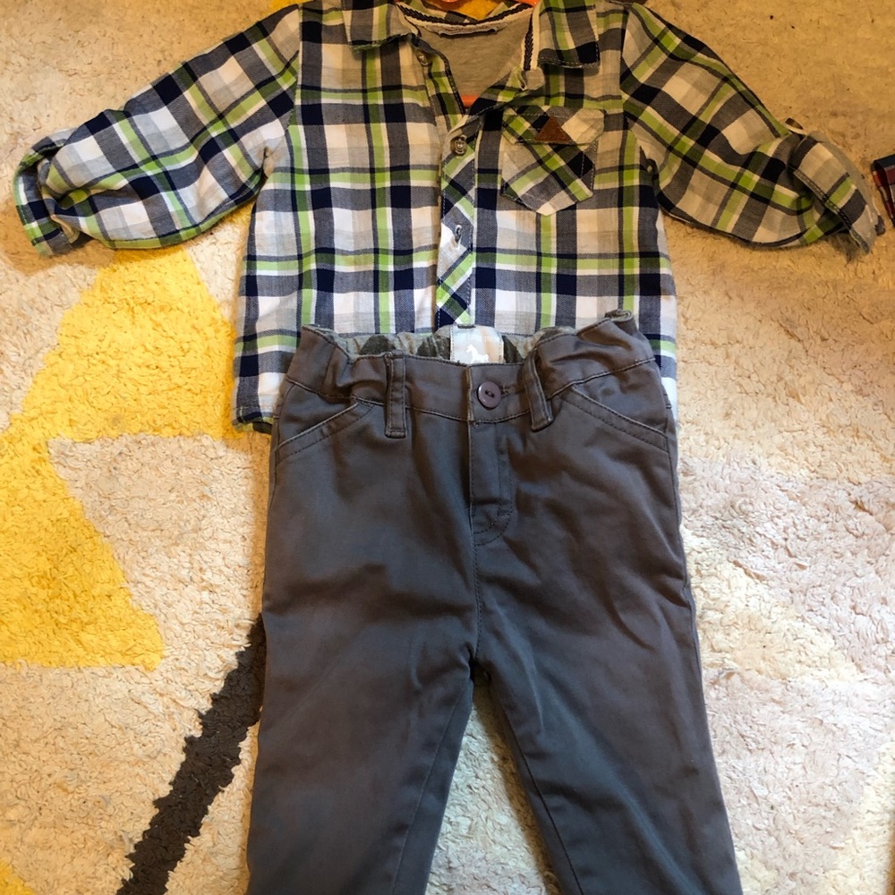 Mayoral shirts/ Little Tailor pants